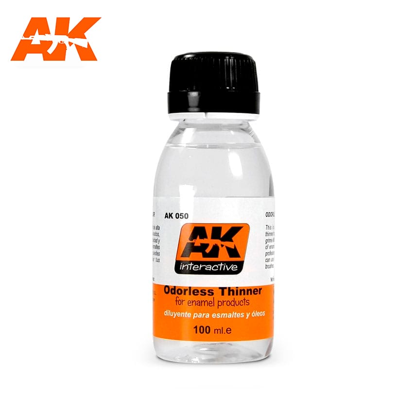 Ak Interactive Odorless Turpentine 100ml Model Paints AK INTERACTIVE