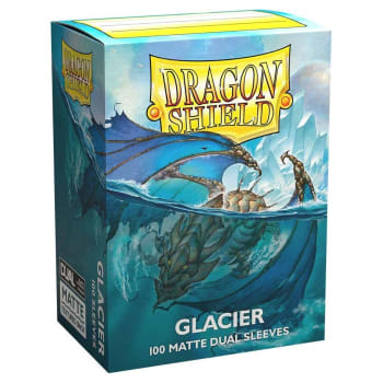 Dragon Shield: Dual Matte Sleeves - Glacier 100Ct