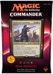 MTG Open Hostility Commander Deck MTG Sealed Wizards of the Coast