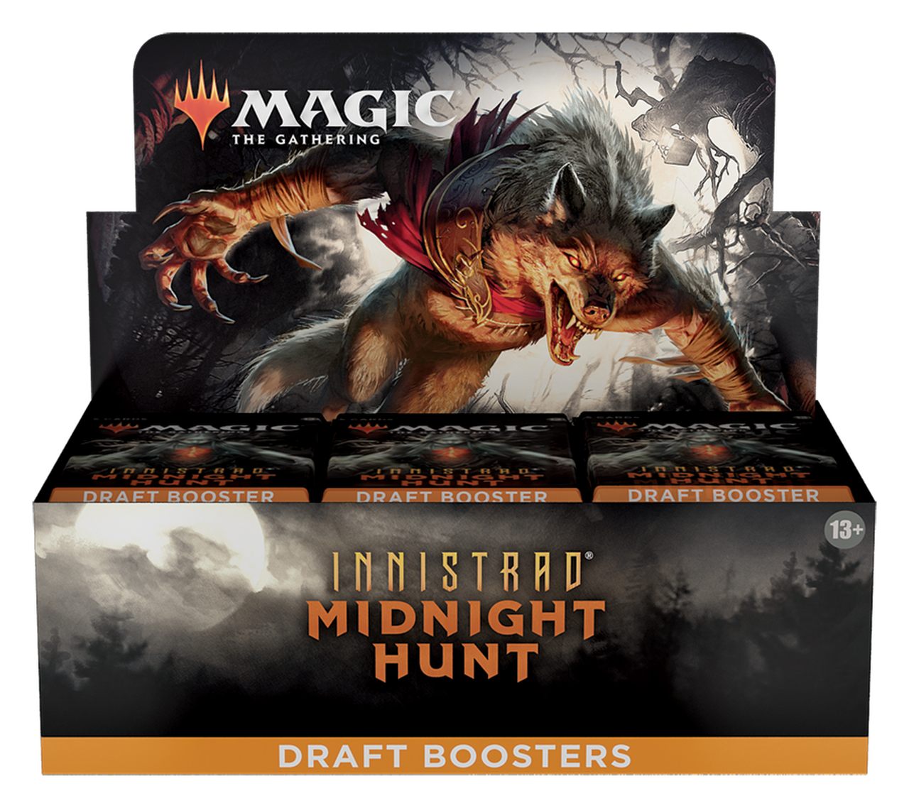 MTG Innistrad: Midnight Hunt Draft Booster Box MTG Sealed Wizards of the Coast