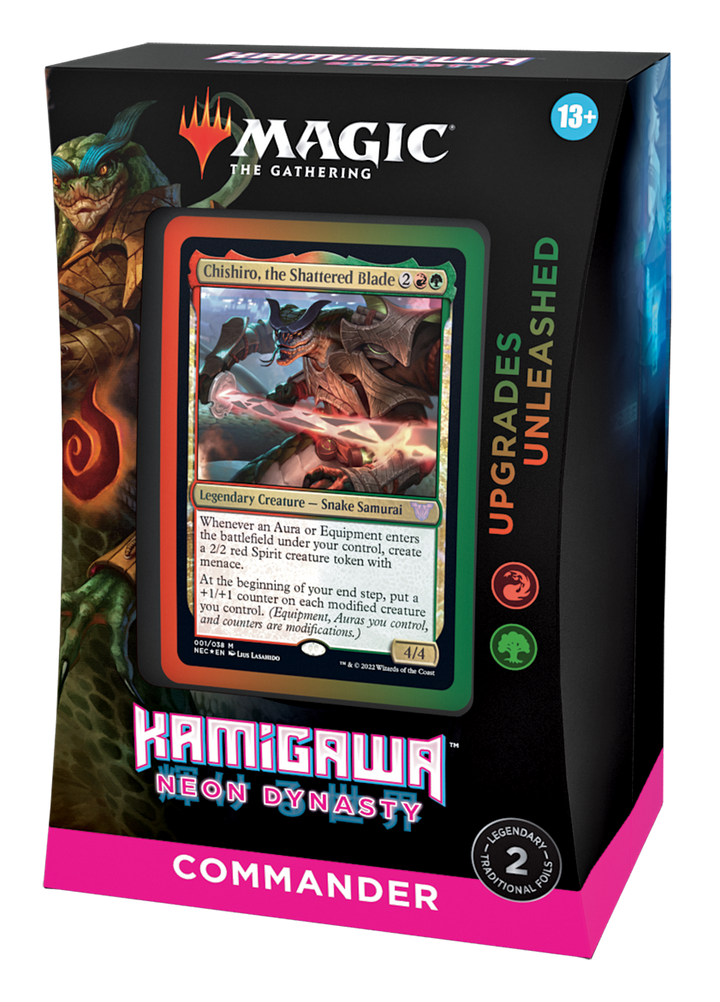 MTG Kamigawa: Neon Dynasty Commander - Upgrades Unleashed MTG Sealed Wizards of the Coast