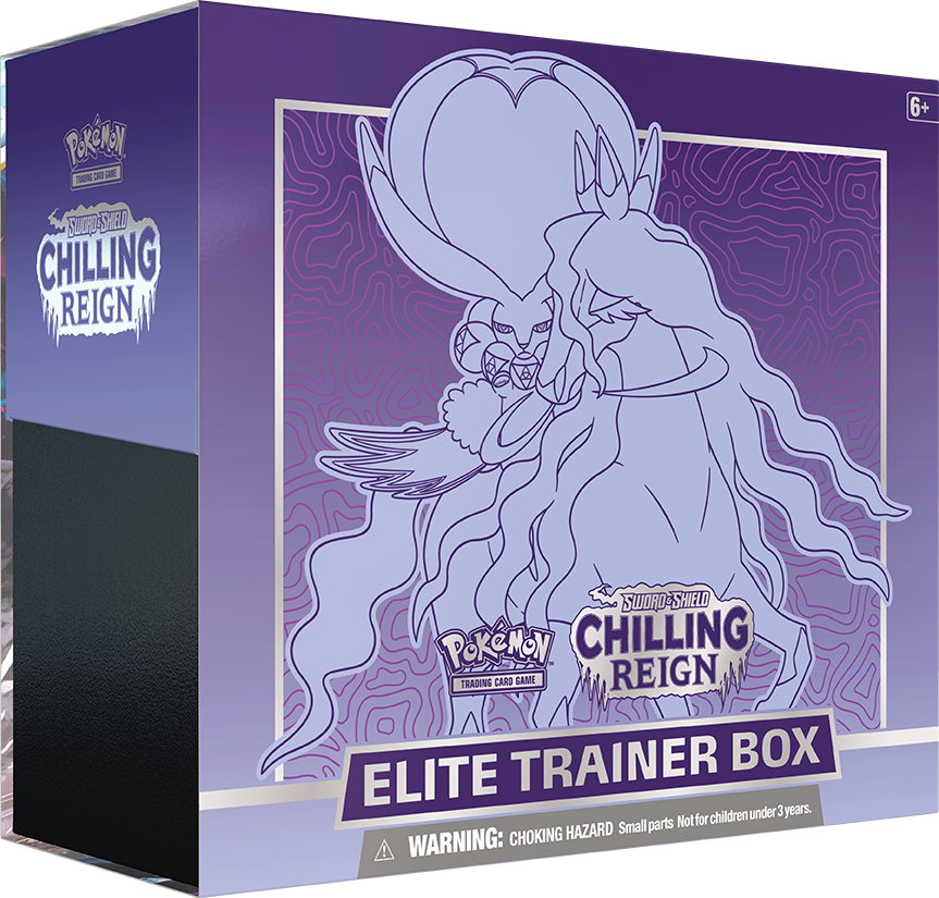 Pokémon Chilling Reign Elite Trainer Box -Shadow Rider Calyrex Pokemon Sealed Pokémon