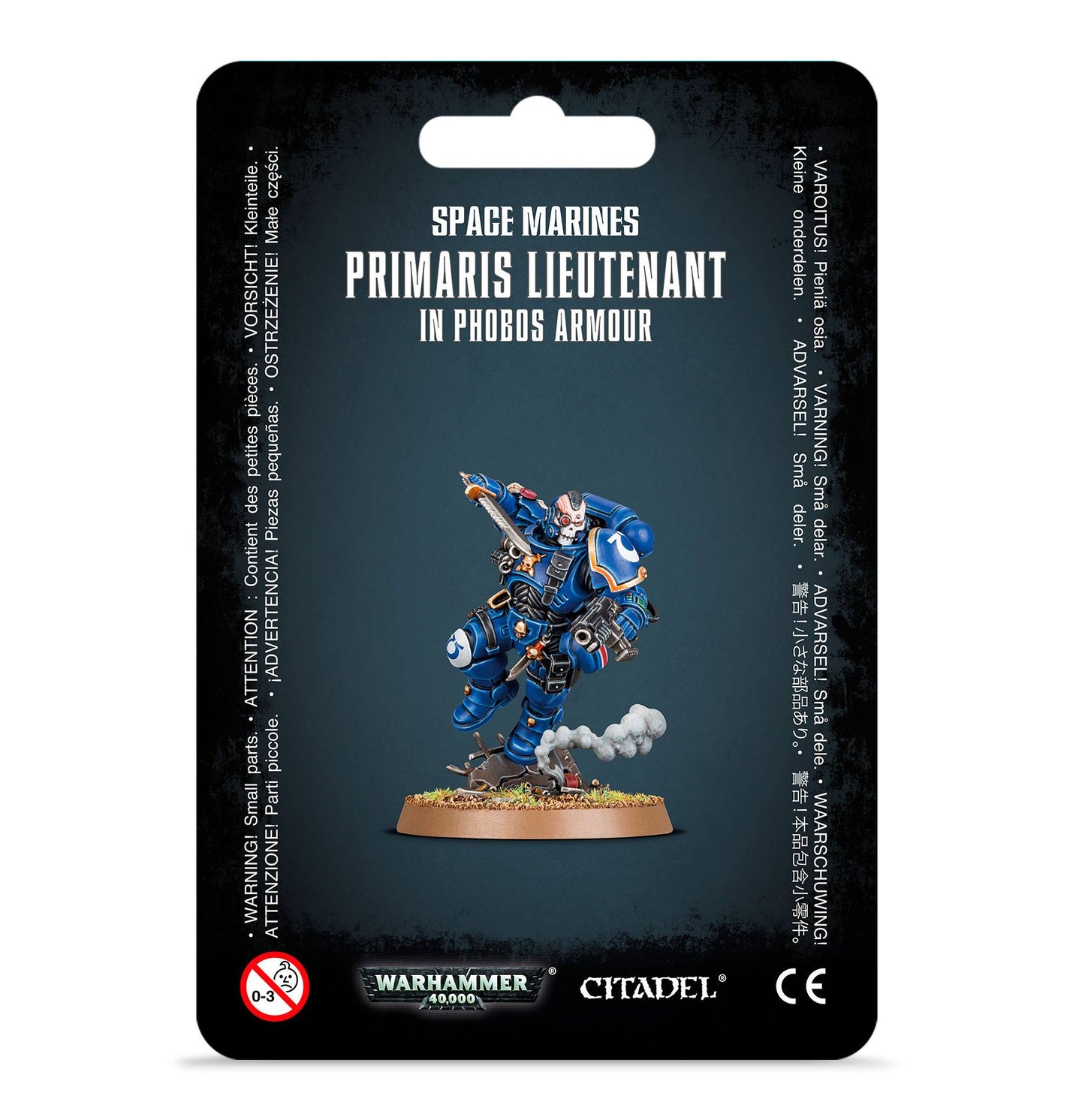 Space Marines: Primaris Lieutenant in Reiver Armour Warhammer 40k Games Workshop