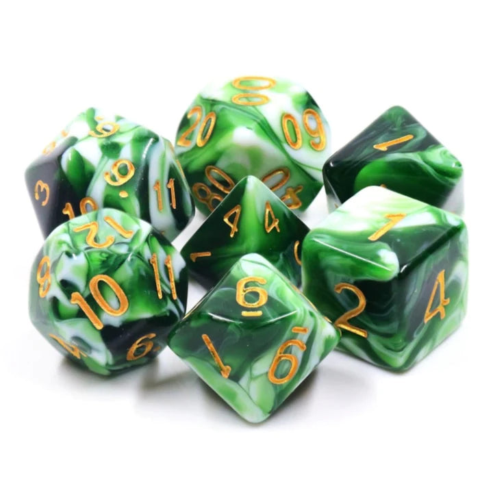 Foam Brain Games: Jadeite 7-Die Set Dice & Gaming Accessories Foam Brain Games