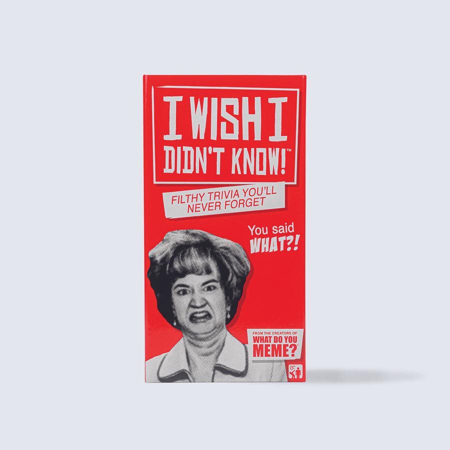 I Wish I Didn't Know Board Games What Do You Meme?