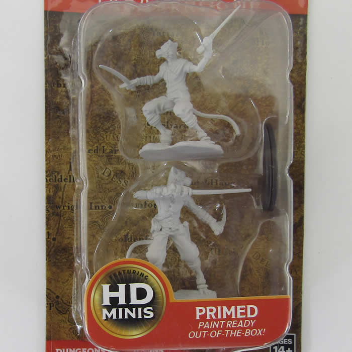 D&D Nolzur's Marvelous Miniatures: W7 Tabaxi Rogue Unpainted Miniatures WizKids