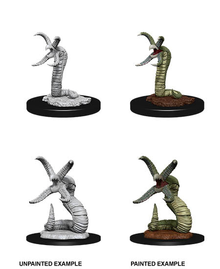 D&D Nolzur's Marvelous Miniatures: W12 Grick & Grick Alpha Unpainted Miniatures WizKids