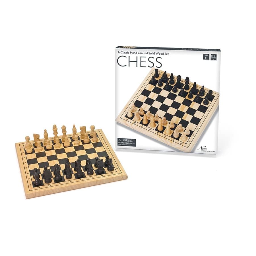 Wooden Chess Board 11.5" Board Games New Entertainment