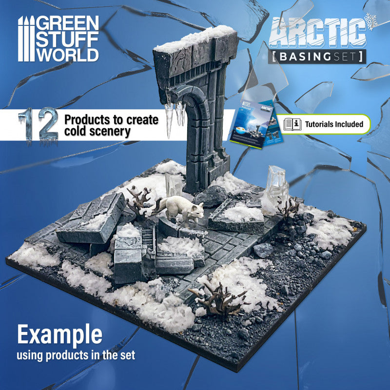 Green Stuff World: Basing Sets - Arctic Model Tools & Glue Green Stuff World
