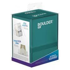 Ultimate Guard: Boulder 80+ - Malachite (Teal) Deck Boxes & Storage Ultimate Guard