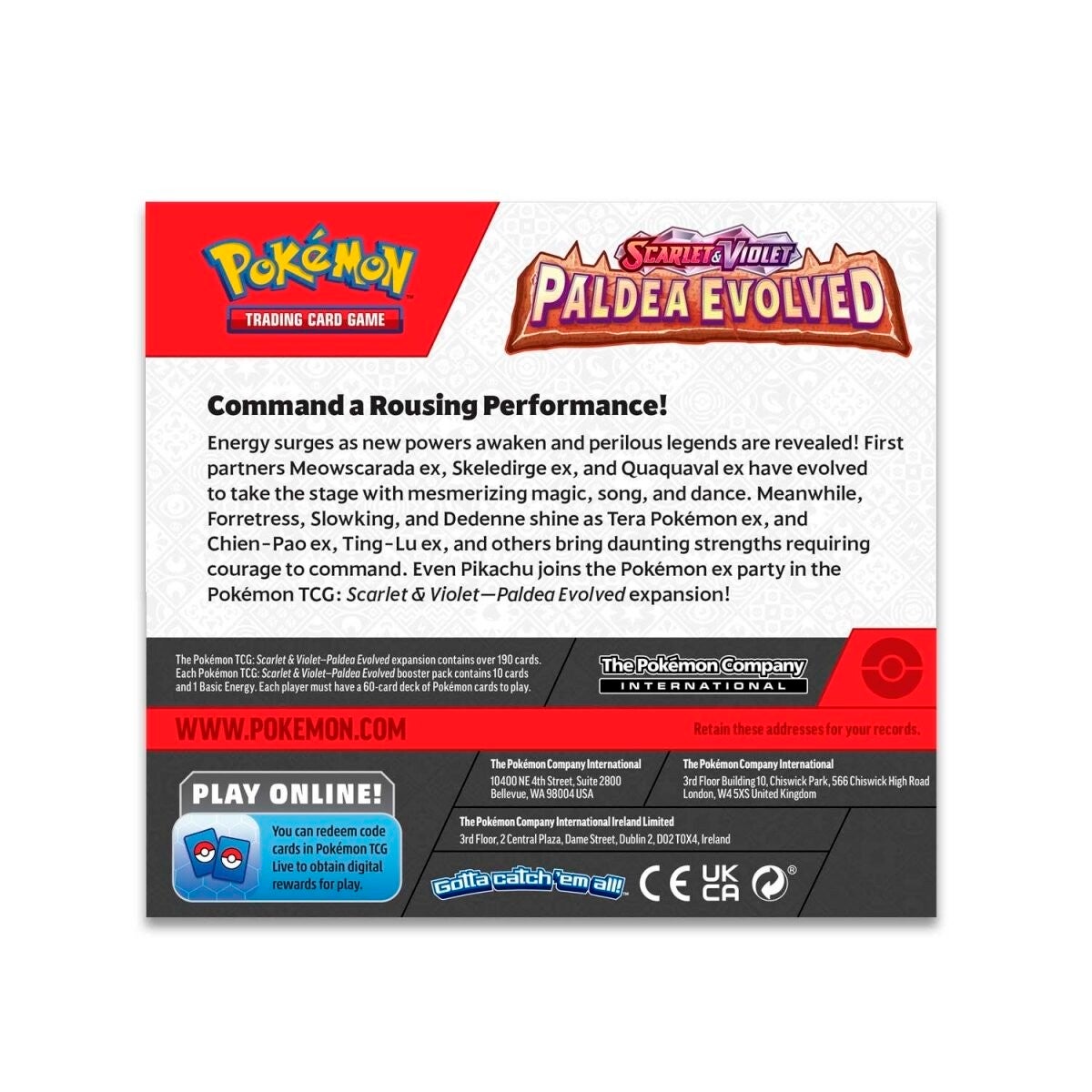 Pokémon Scarlet and Violet: Paldea Evolved - Booster Box Pokemon Sealed Pokémon