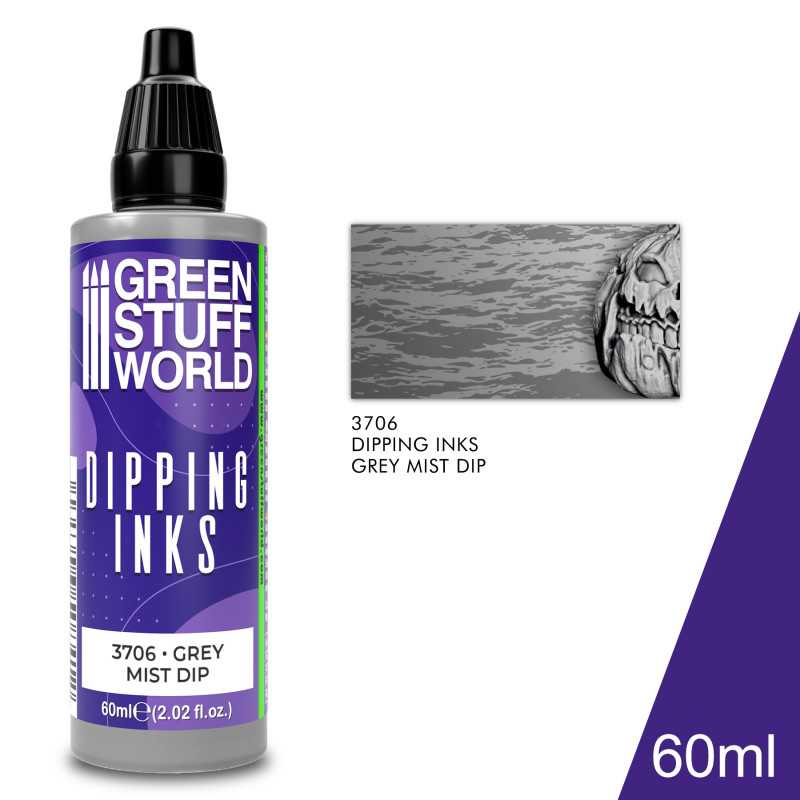 Green Stuff World: Dipping Inks - Grey Mist Dip Model Tools & Glue Green Stuff World