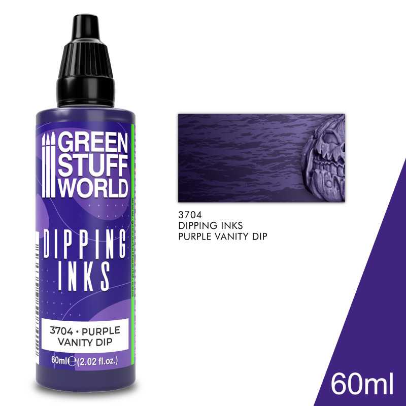 Green Stuff World: Dipping Inks - Purple Vanity Model Tools & Glue Green Stuff World