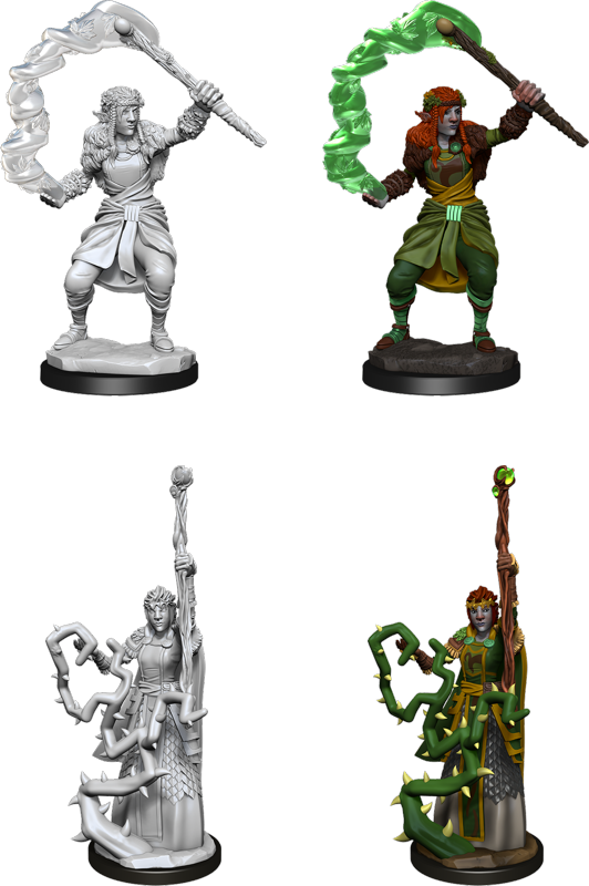 D&D Nolzur's Marvelous Miniatures: W13 Firbolg Druid Female Unpainted Miniatures WizKids