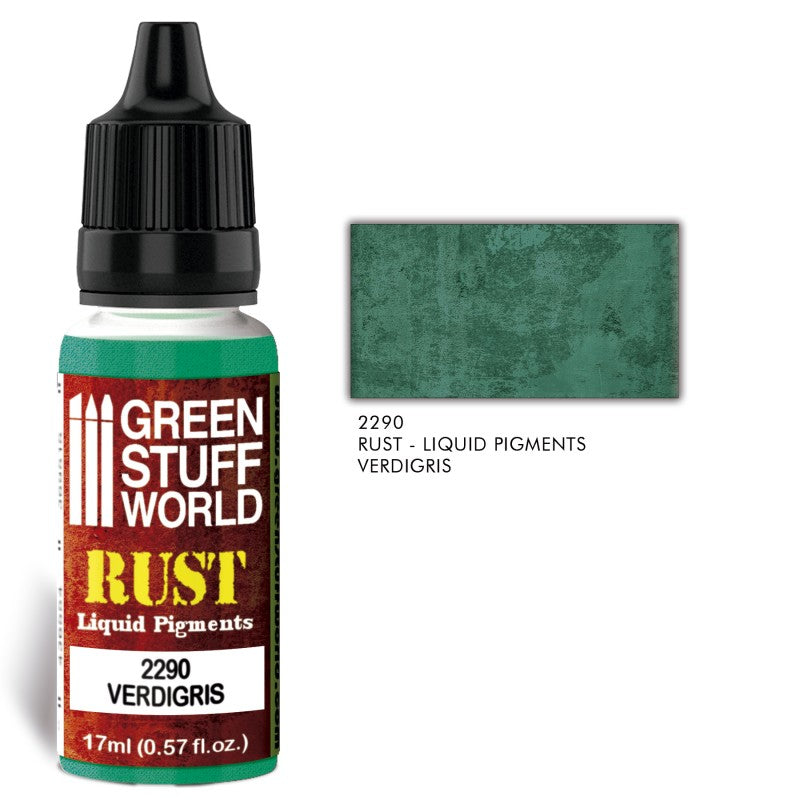 Green Stuff World: Liquid Pigments Verdigris Model Tools & Glue Green Stuff World