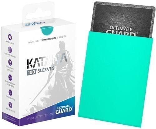 Ultimate Guard: Katana Standard Sleeves - Turquoise 100Ct Card Sleeves Ultimate Guard