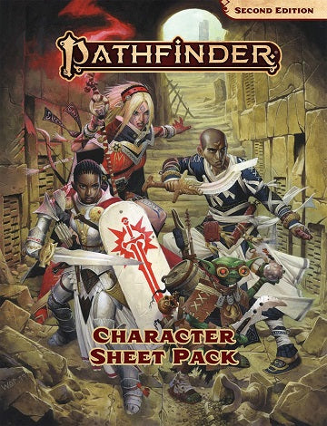 Pathfinder 2nd Edition: Character Sheet Pack (60) Pathfinder Paizo Publishing