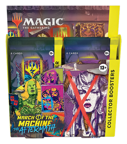 MTG March of the Machine: The Aftermath Collector Booster Box MTG Sealed Magic: The Gathering