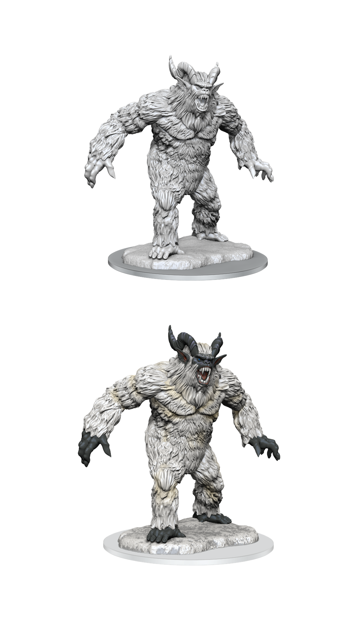 D&D Nolzur's Marvelous Miniatures: W16 Abominable Yeti Unpainted Miniatures WizKids
