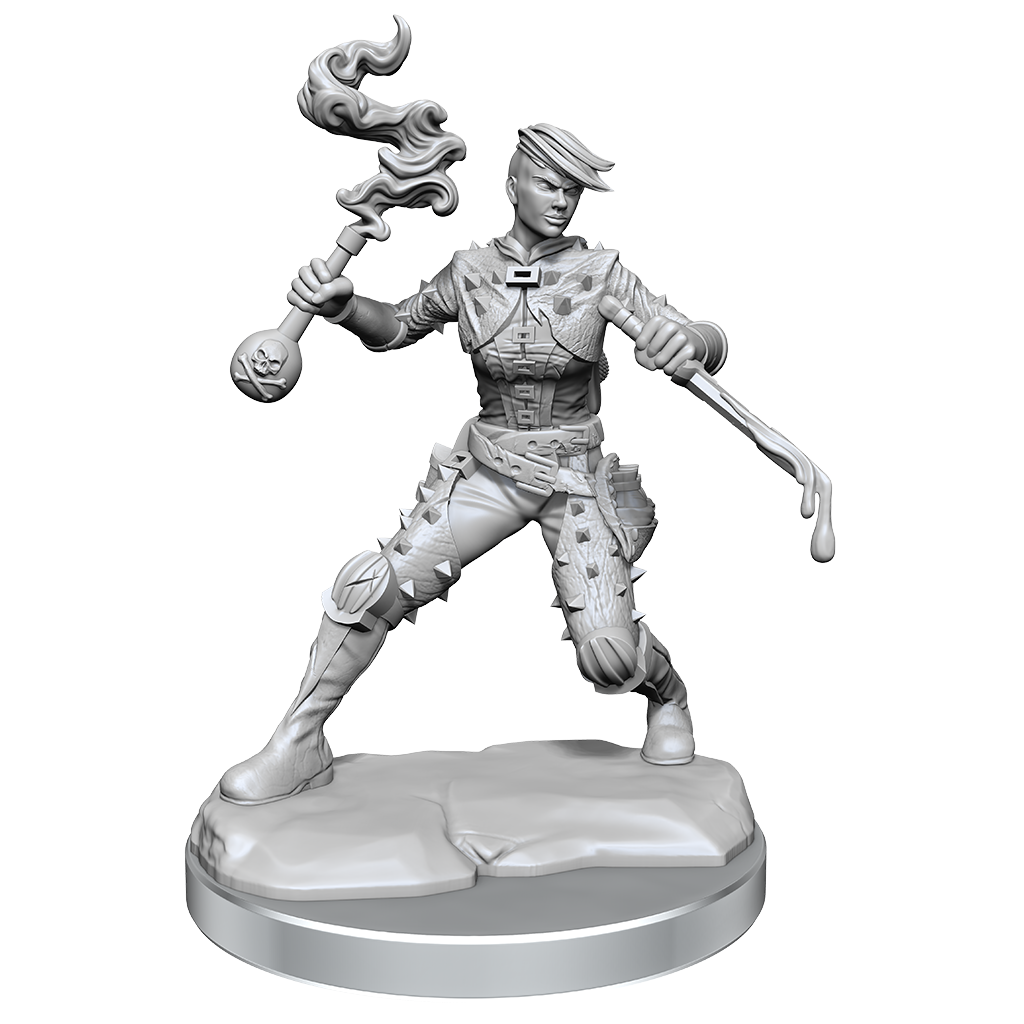 D&D Frameworks: Human Rogue Female RPG Miniatures WizKids