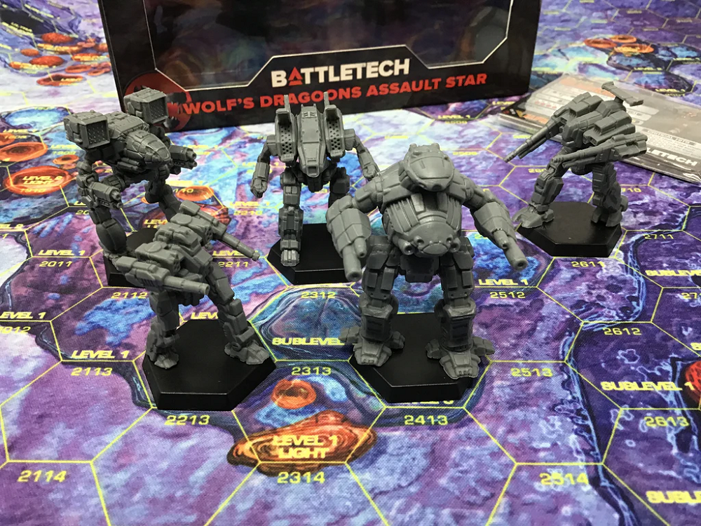 BattleTech: Mercenary ForcePack - Wolf's Dragoons Assault Star BattleTech Catalyst Game Labs
