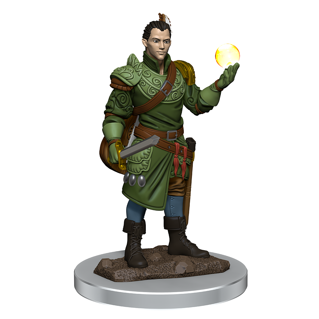 D&D Icons of the Realms: Premium Miniature - Half-Elf Bard (Male) RPG Miniatures WizKids