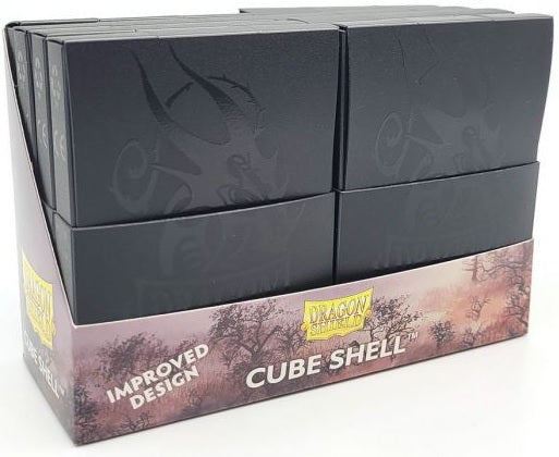 Dragon Shield: Cube Shell: Shadow Black Deck Boxes & Storage Dragon Shield