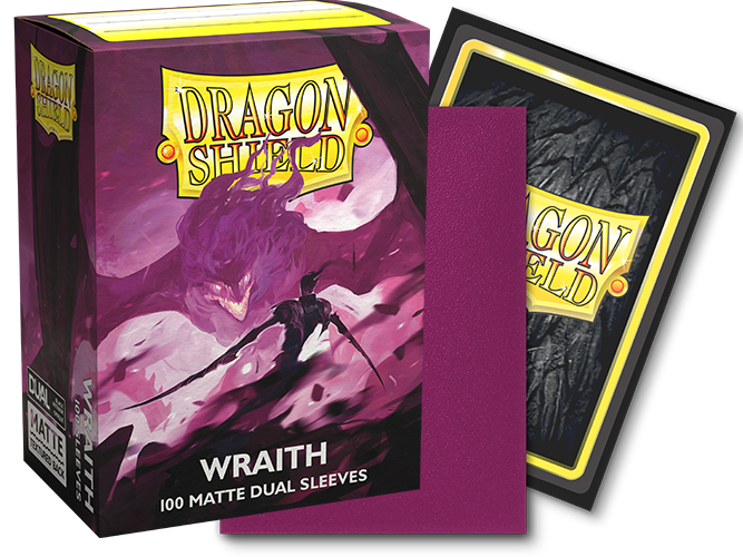 Dragon Shield: Dual Matte Sleeves - Wraith 100ct Card Sleeves Dragon Shield