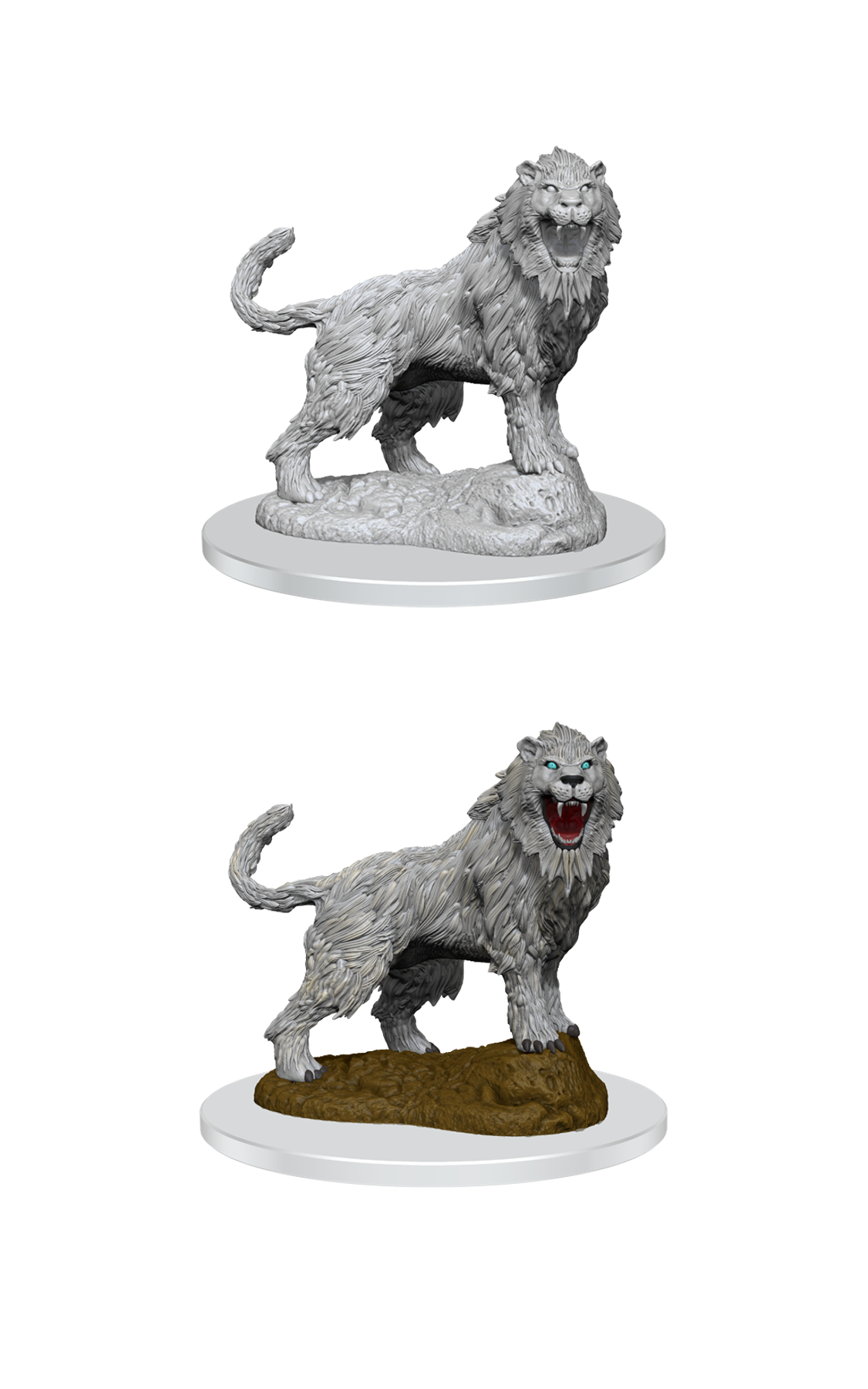 D&D Nolzur's Marvelous Miniatures: W16 Crag Cat Unpainted Miniatures Wizkids