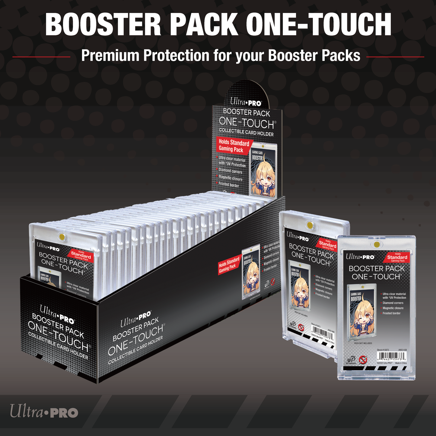 Ultra Pro: Booster Pack One-Touch Magnetic Case Card Holders & Protectors Ultra Pro