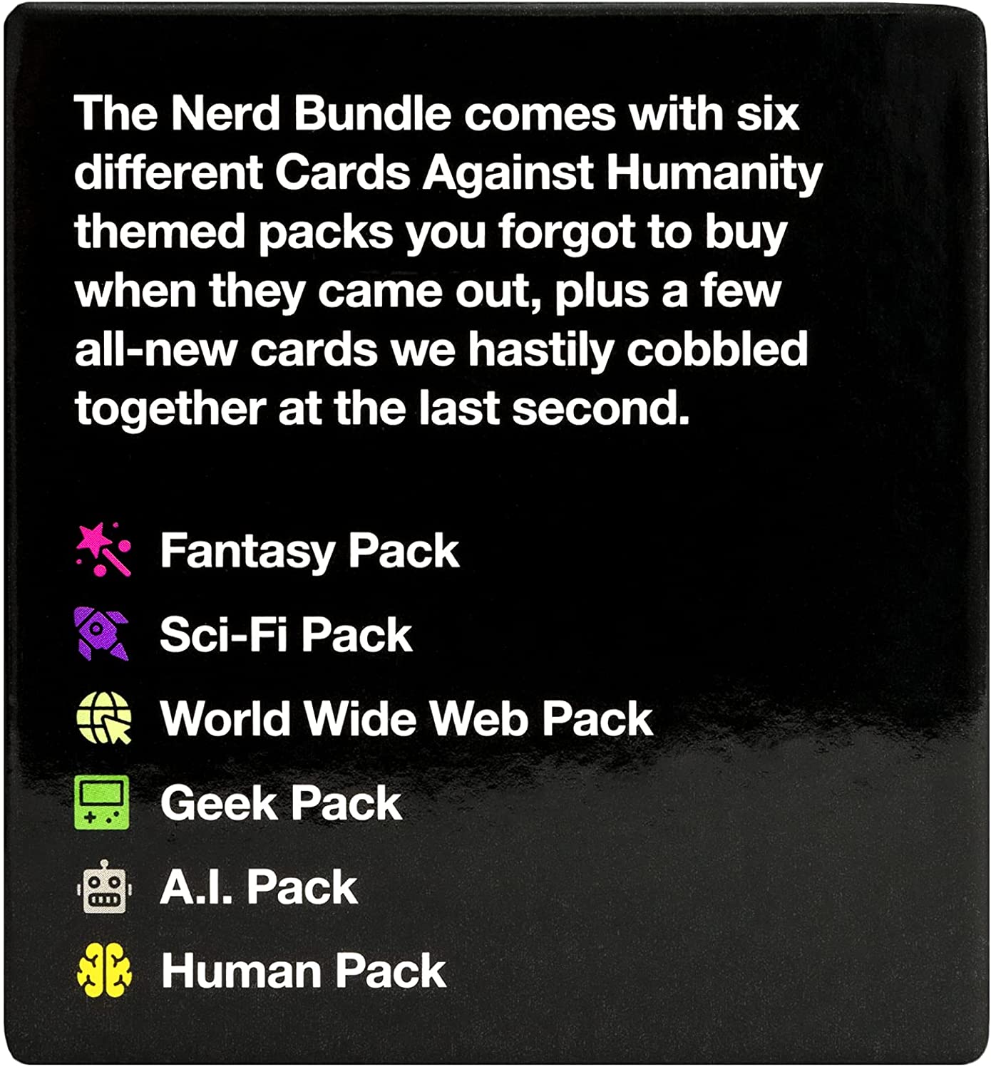 Cards Against Humanity: Nerd Pack Bundle Board Games Cards Against Humanity