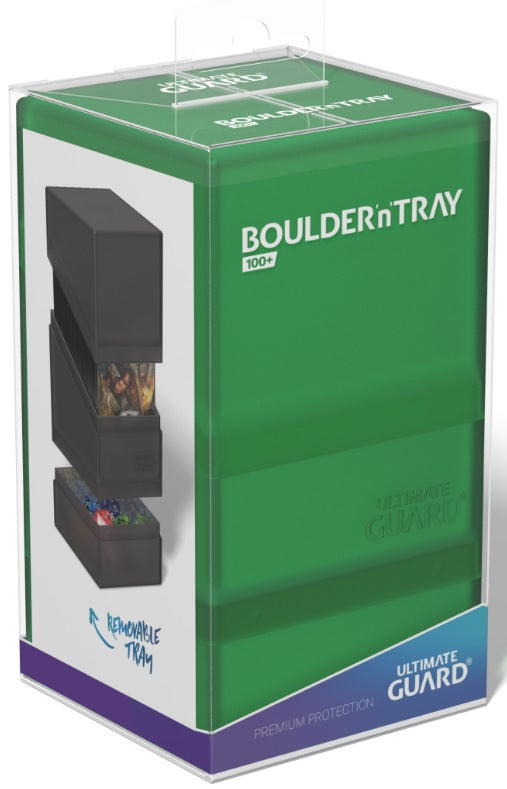 Ultimate Guard: Boulder n Tray 100+ Deck Case (Emerald) Deck Boxes & Storage Ultimate Guard