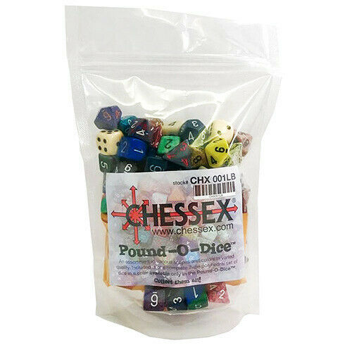 Chessex: Pound O' Dice (80 - 100Ct) Dice & Gaming Accessories Chessex