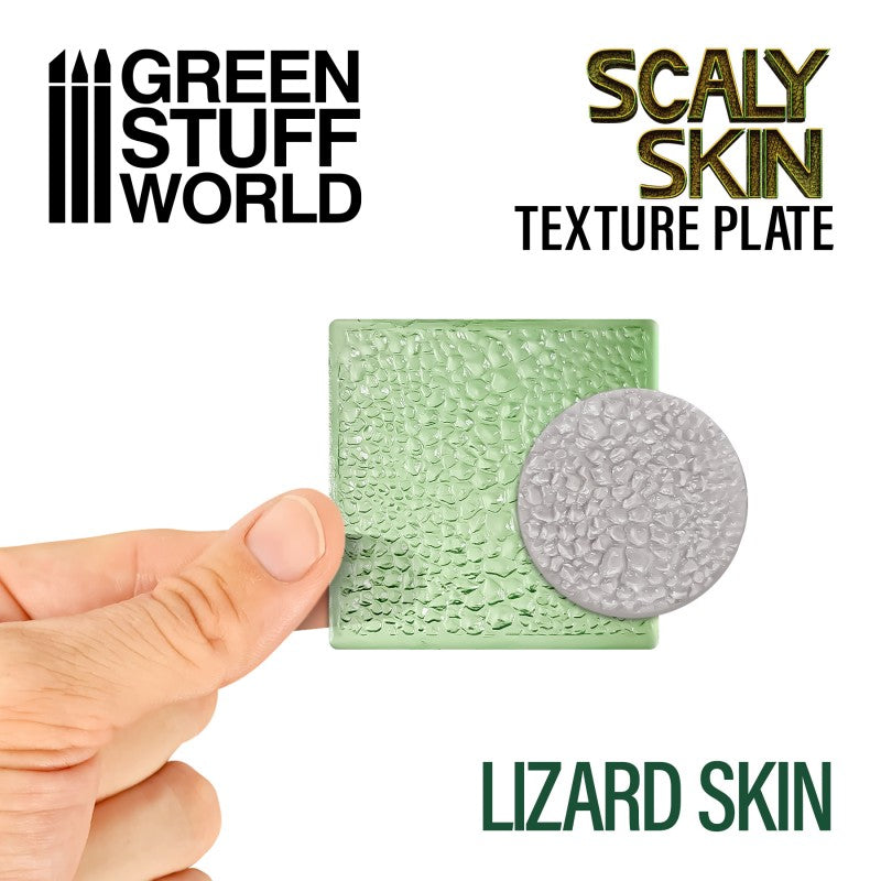 Green Stuff World: Texture Plate - Lizard Skin Basing Materials Green Stuff World