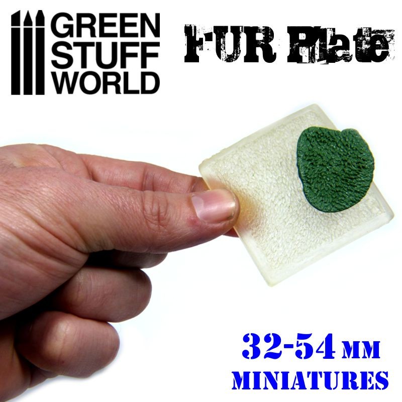 Green Stuff World: Texture Plate - Wolf Fur Basing Materials Green Stuff World