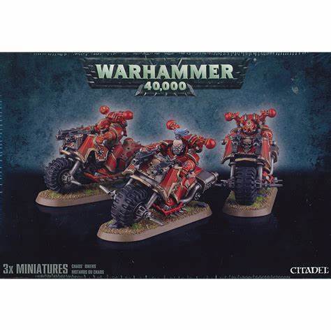 Chaos Space Marines: Bikers Warhammer 40k Games Workshop