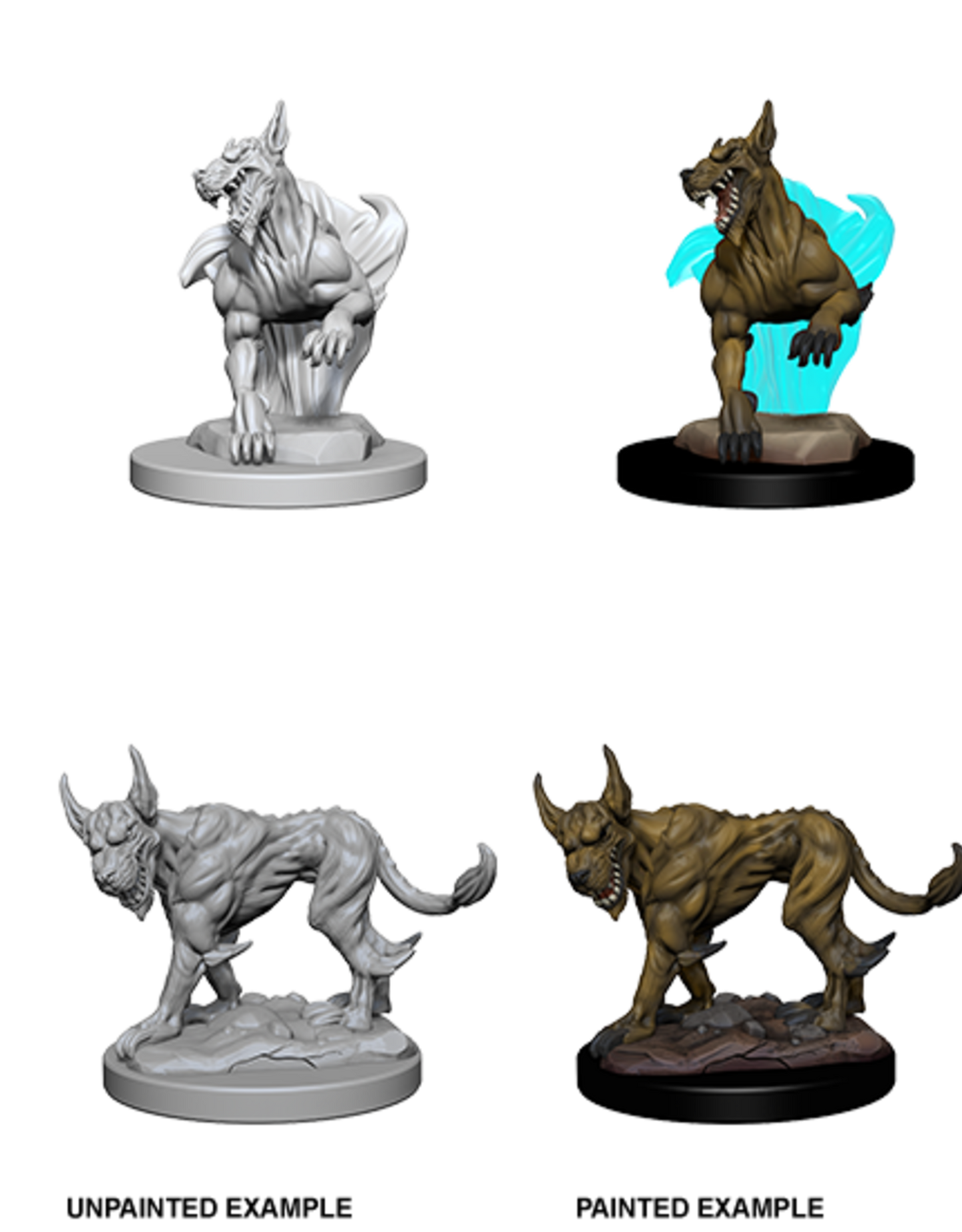 D&D Nolzur's Marvelous Miniatures: W1 Blink Dogs Unpainted Miniatures WizKids