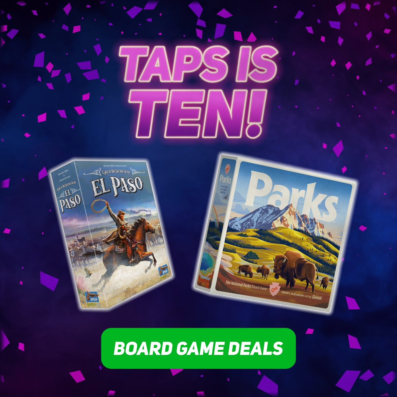 10th Anniversary Sales - Board Games