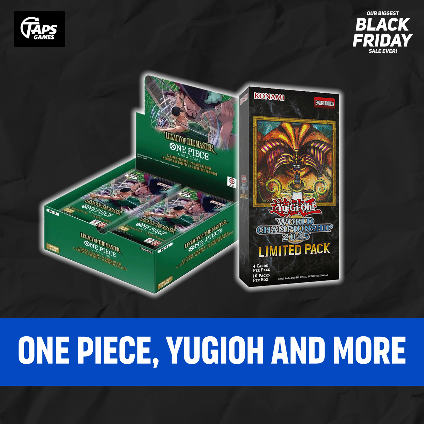 Black Friday: TCG's One Piece, Yu-Gi-Oh and More