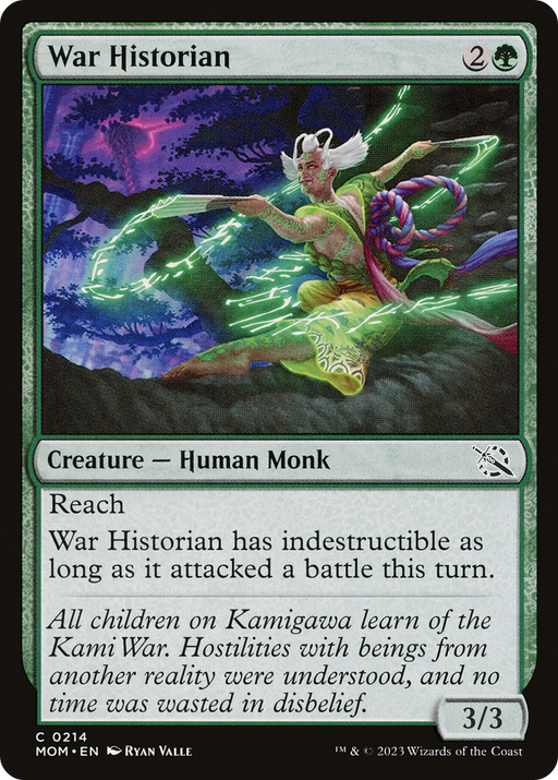 War Historian (MOM-214) [March of the Machine] Foil MTG Single Wizards of the Coast