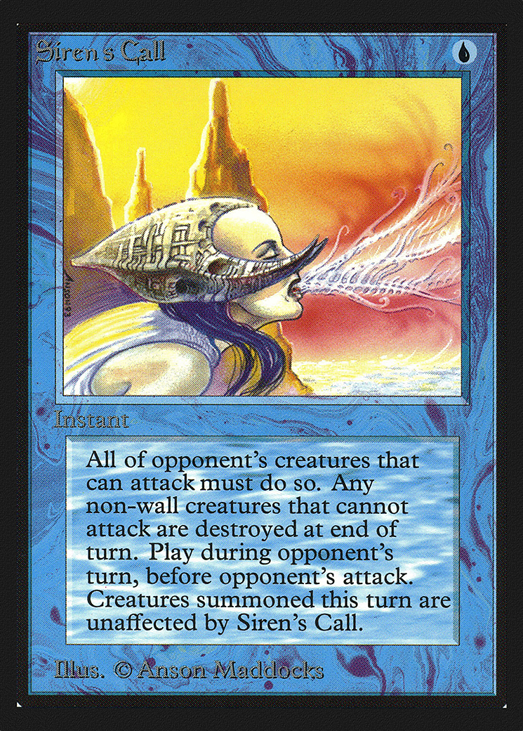 Siren's Call (CED-078) [Collectors' Edition] MTG Single Wizards of the Coast