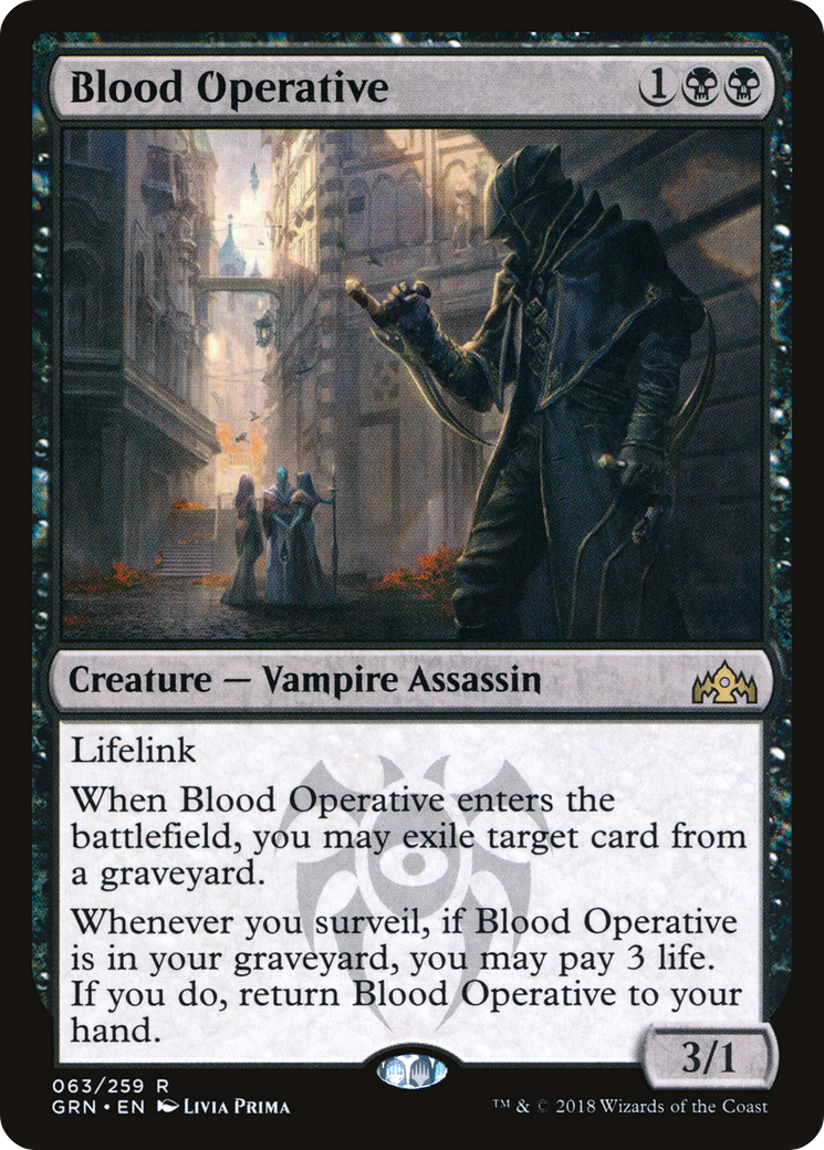Blood Operative (GRN-063) [Guilds of Ravnica] MTG Single Wizards of the Coast