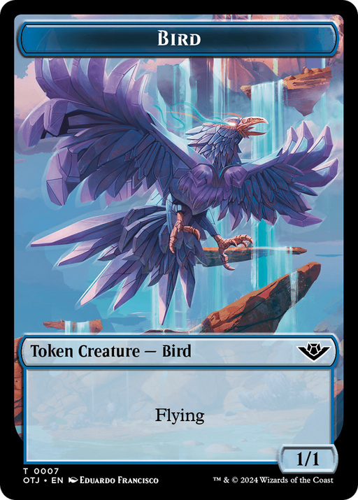 Bird (TOTJ-007) [Tokens] Outlaws of Thunder Junction Tokens Foil MTG Single Wizards of the Coast