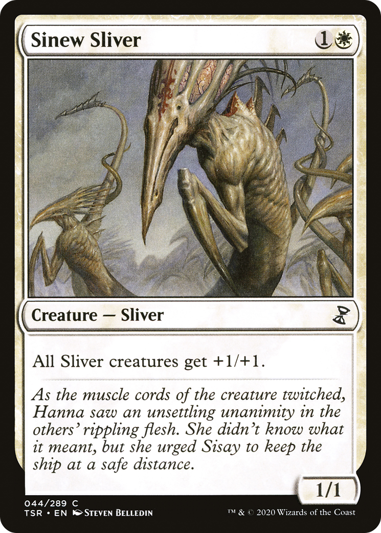 Sinew Sliver (TSR-044) [Time Spiral Remastered] MTG Single Wizards of the Coast