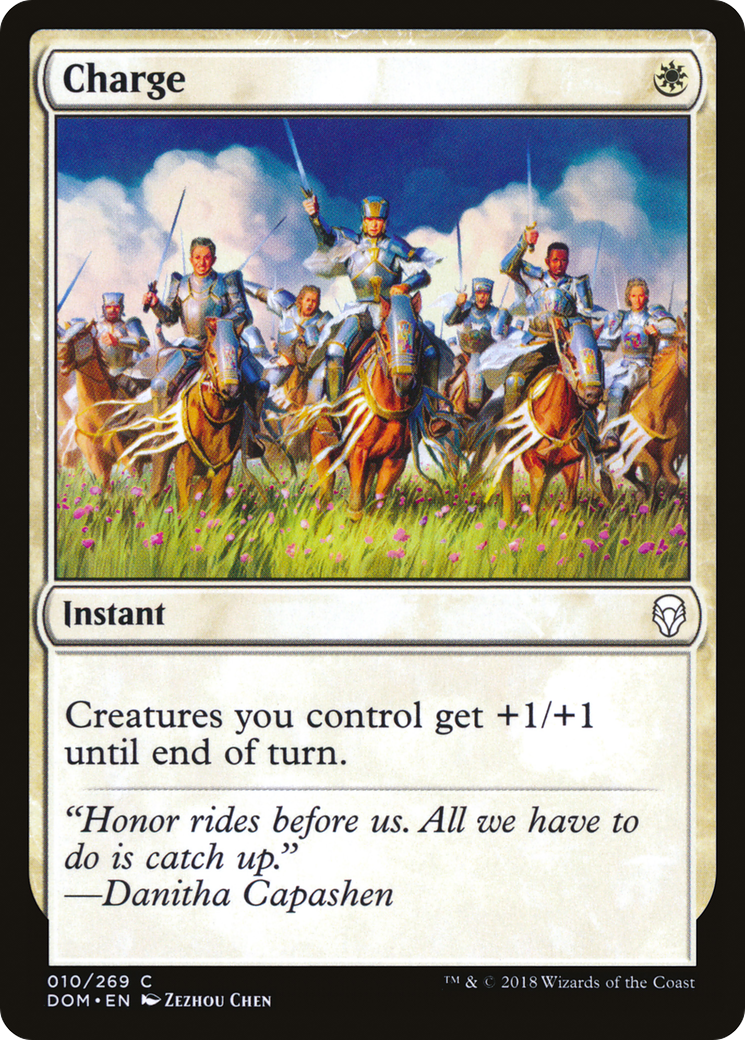 Charge (DOM-010) [Dominaria] MTG Single Wizards of the Coast
