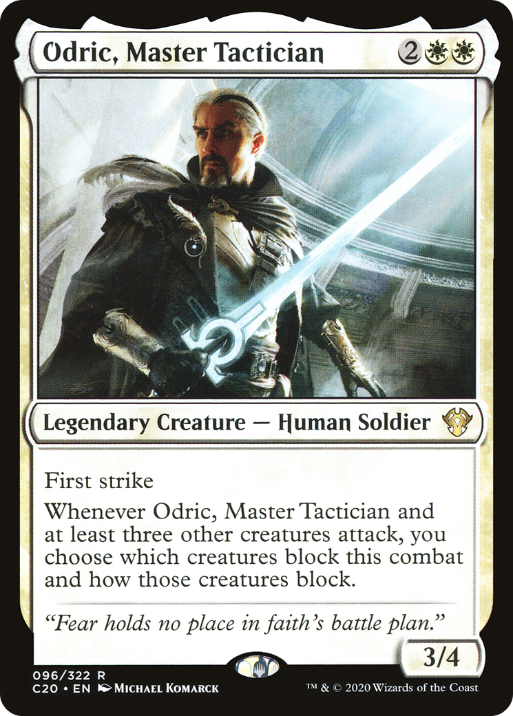 Odric, Master Tactician (C20-096) [Commander 2020] MTG Single Wizards of the Coast