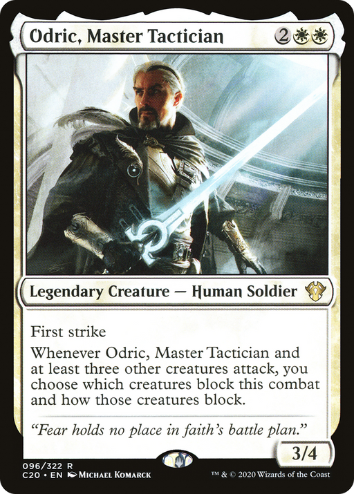 Odric, Master Tactician (C20-096) [Commander 2020] MTG Single Wizards of the Coast