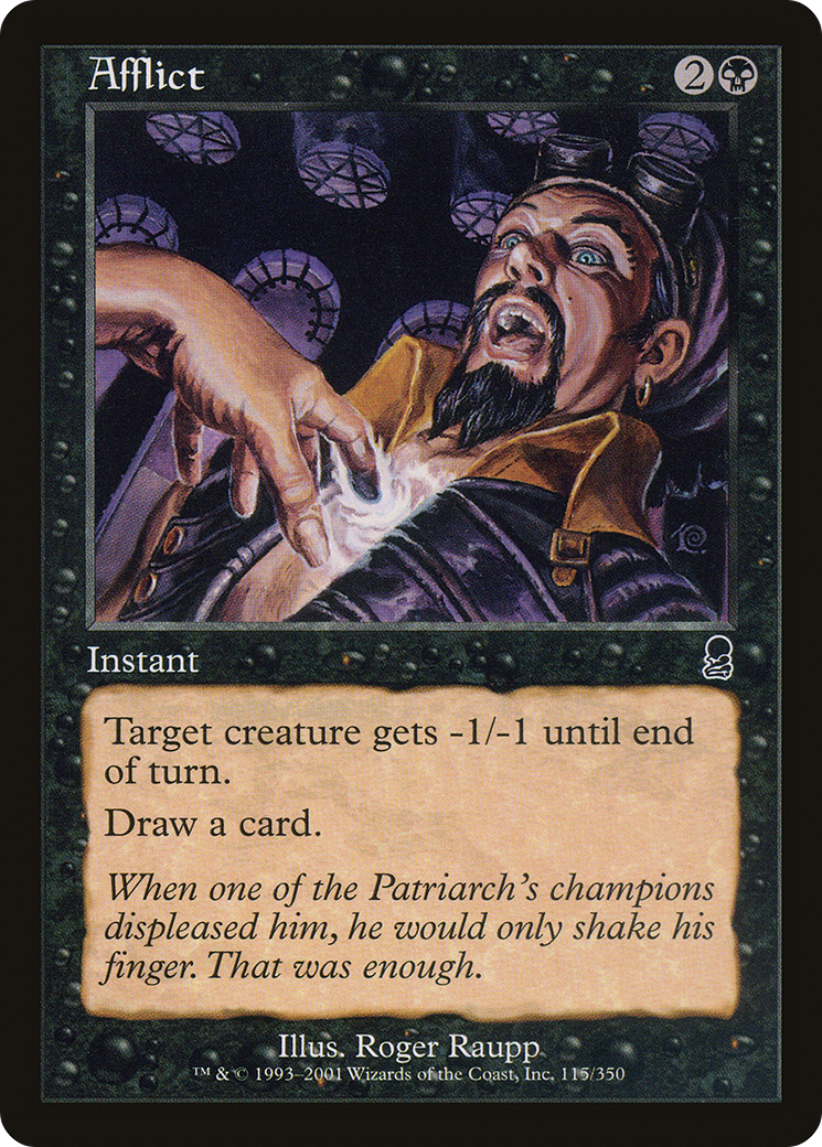 Afflict (ODY-115) [Odyssey] MTG Single Wizards of the Coast