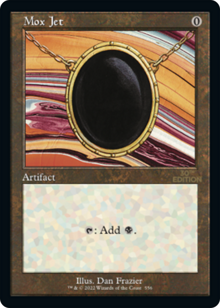 Mox Jet (30A-556) [30th Anniversary Edition] MTG Single Wizards of the Coast