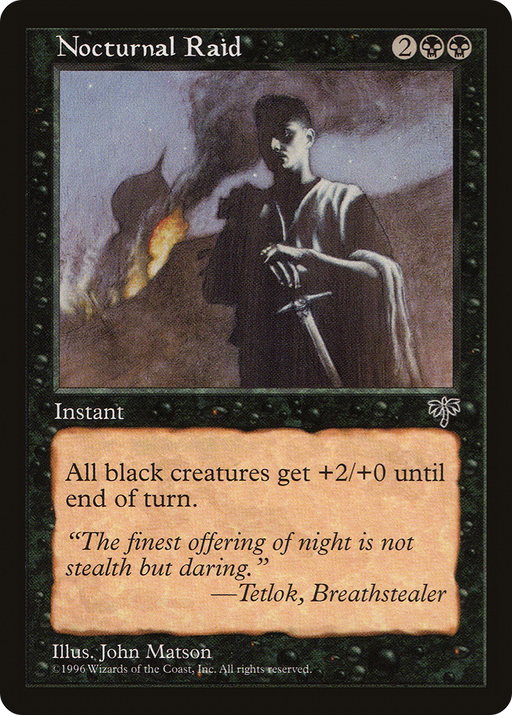 Nocturnal Raid (MIR-132) [Mirage] MTG Single Wizards of the Coast
